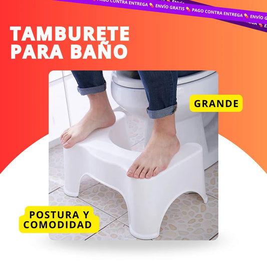 Tamburete Ergonómico: Mejora tu Postura y Comodidad en el Baño (GRANDE)